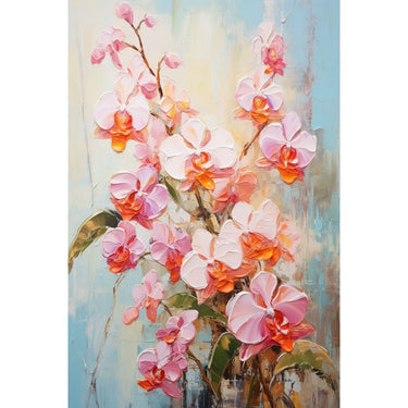Acrylic Canvas of Orchids